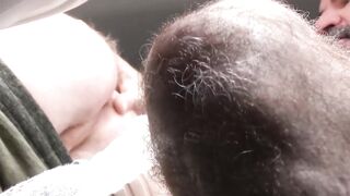 Solid daddy uncovered fucking stepson in the secondary lounge
