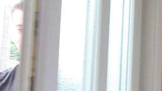 EU blonde thot gets pounded and cumshot