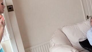 EU blonde thot gets pounded and cumshot