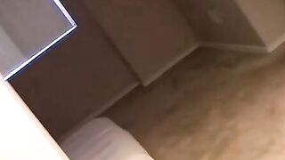 Horny Zack Randall strips off in the bathroom before rubbing his cock
