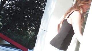 TranssexualVenus.com - Adorable trans beauty deepthroated before a wild butt fuck