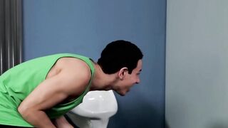 BuddiesNextDoor.com - Orlando stretches Greg's tight asshole with his thick stiff coc