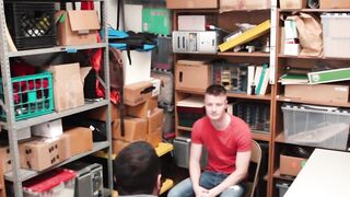 BoyPunish.com - Bearded security officer's intense pounding of a young thief's tight,