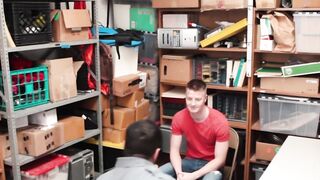 BoyPunish.com - Bearded security officer's intense pounding of a young thief's tight,