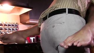 Muscled Christian Matthews spreads his legs and let me do all the cock sucking