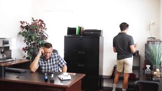 StepsonXXX.com - Stepson Gabe Bradshaw moans while riding stepdad Jax Thirio