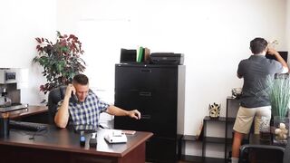 StepsonXXX.com - Stepson Gabe Bradshaw moans while riding stepdad Jax Thirio