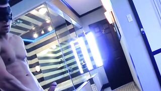 MaskXXX.com - Athletic stud's thick long sword pleasure in a solo session