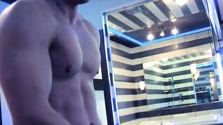 MaskXXX.com - Athletic stud's thick long sword pleasure in a solo session