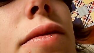 Straight thuggish twink touches his dick until he can cum