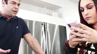 TRANSEROTICA Transsexual Khloe Kay Riding Stepdad Tight Asshole