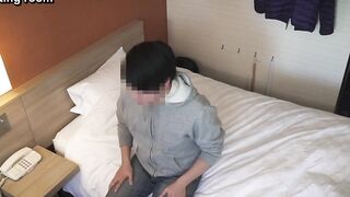 Real Japanese strangers play making out game that leads to awkward sex