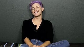 BoyObsession.com - Skyler Williams' very cute pretty boy toy play time with fun surpr