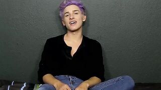 BoyObsession.com - Skyler Williams' very cute pretty boy toy play time with fun surpr
