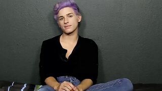 BoyObsession.com - Skyler Williams' very cute pretty boy toy play time with fun surpr