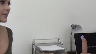 MatureLacey.com - Lacey Starr's tongue and toy exam for a young babe