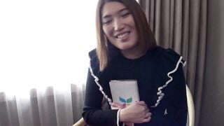 Amateur Miku Kanno from Tokyo comes to our hotel and gets nude for us