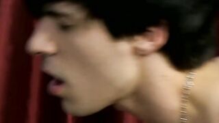 Barely legal twink banging his tight boyfriend raw