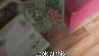 Cute straight Latino going bareback for the first time for money