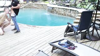 Perps4Sale.com - Aiden Asher and jock Jax Thirio having poolside barebacking