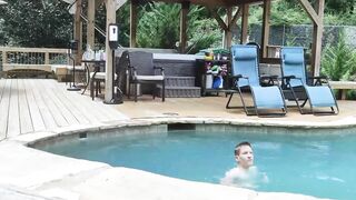 Perps4Sale.com - Aiden Asher and jock Jax Thirio having poolside barebacking
