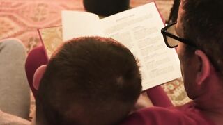 BoysAndDads.com - Moustached stepuncle Mitch Cox floods my smooth ass with his milky