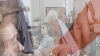 MILFs Kate Dee and Vivianne DeSilva just found a new way of disciplining their stepso