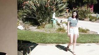ADULT TIME - Dyke 19 Year Old Kylie Rocket Seduces beauty Next Door Lily Larimar In Making Her Cum!