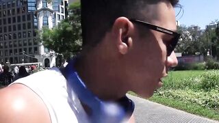 LecheLatinos.com - Pretty young Latino barebacked and fed cum in a steamy POV encount