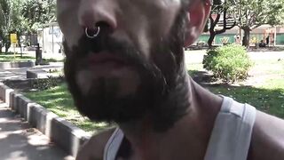 LecheLatinos.com - Bearded Latino's POV raw fuck session with a horny top
