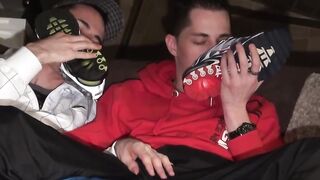 Foot fetish and hard pounding by Fabien Footeux and Fab Kiffeur