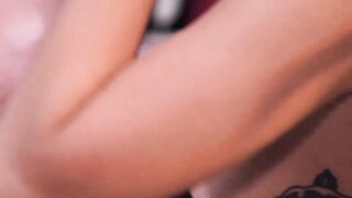 DarkestTaboo.com - Nipple pierced babe Kiarra Kai's pussy licking and hard fuck
