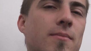 GuysToeSucking.com - Freaky dude gets off to sniffing his socks and jerking