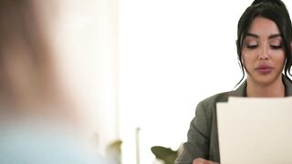 GIRLSWAY - Sad Big Tit Kayley Gunner Destroys Her Bae Lawyer Vanessa Sky's Vagina With Her Finger Bang