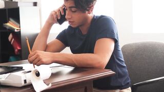 StepsonXXX.com - Gay stepson Gabe Bradshaw rimmed deep by stepdad Jax Thirio