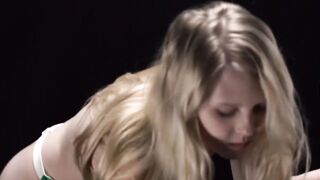 GirlMormons.com - Mormon teenager spitroasted and cum blasted by authoritative church