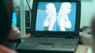 GIRLSWAY - Futuristic mom Takes Classic Nerdy Girls' Virginity! HARD PASSIONATE THREE-WAY