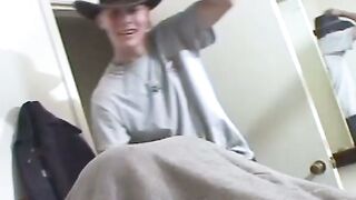 Deviant straight dudes Lee Barstow and Ty Frost are cumming all over a sex doll