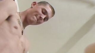 Deviant straight dudes Lee Barstow and Ty Frost are cumming all over a sex doll