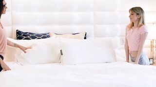 GIRLSWAY - Stacked cougar Offers Thin Pure Step Daughter Demi Hawks 1 Last Gift Into Her Dorm Room