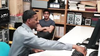Perps4Sale.com - Sexy inked criminal rides horny cops Big black cock