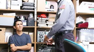 Perps4Sale.com - Skinny gay teen suspect blows cops huge cock to get home