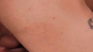 Tattooed Corey Gunz shows off his balls and dick and wanks it to the end