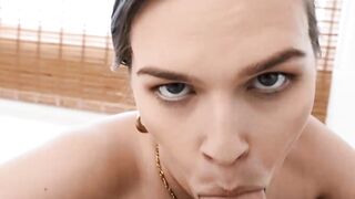 Lustful babe Cece Mecta craves daddies cock so she seduces Charles Dera