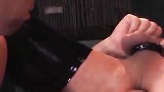 InfernoDungeon.com - Double fisting action as two hands stretch a gaping asshole