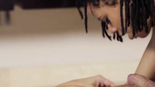 NURU GRIND - Hot African Kira Noir Pampers Her Client's Dick With Full Body Nuru Grind FULL FILM