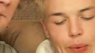 Young Shane Allen spreads asshole for an erotic double penetration