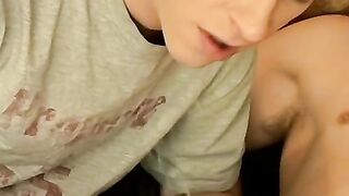 Young Shane Allen spreads asshole for an erotic double penetration