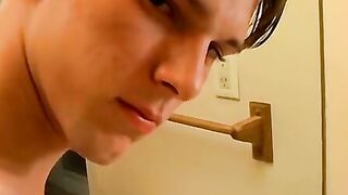 Str8Thugs.com - Straight thug Aaron flaunts and jerks off his massive hard cock