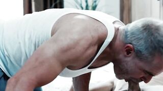 DisruptiveMovie.com - Stepdad Dale Savage deepthroats stepson Brandon Anderson's mass